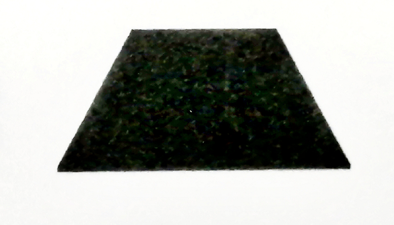 梯形截面孔得到的焊膏堆積是一個(gè)梯形“磚”的形狀