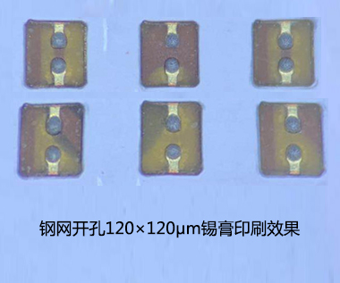 miniled鋼網(wǎng)印刷效果圖